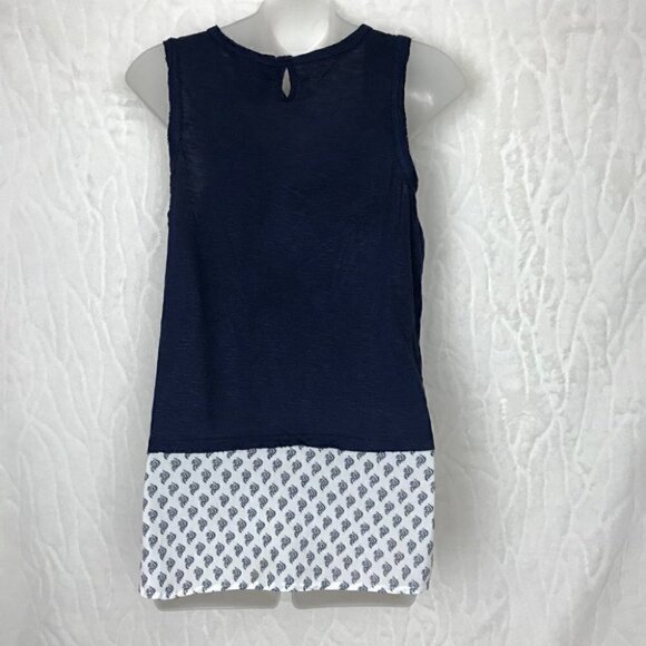 Nanette Lepore Navy Blue  Tank Top Size M - Picture 5 of 7